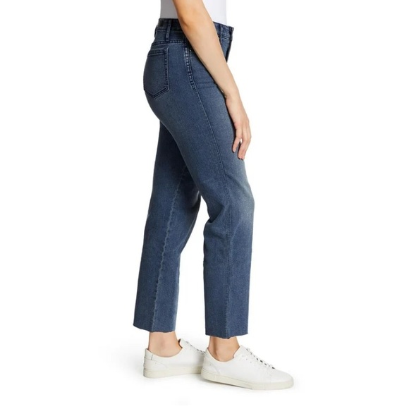 SIZE 16 Social Standard By Sanctuary High Rise Crop Straight Denim Jeans - Picture 1 of 8
